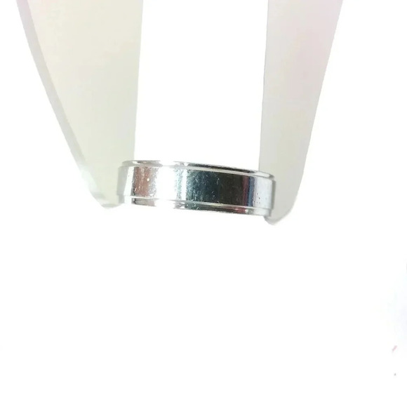 Unisex Stainless Steel Minimalist Band - Size 9.5 - Picture 2 of 5